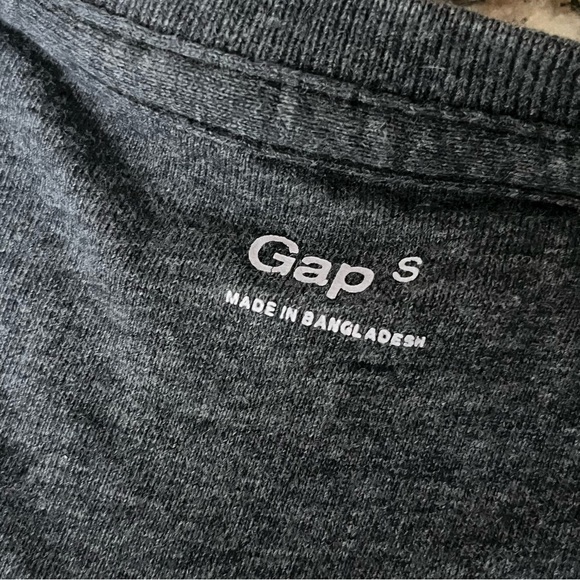 VTG GAP Waffle Knit Grey Pullover Goth Grunge Preppy Y2k Retro Casual Classic S - Picture 10 of 11